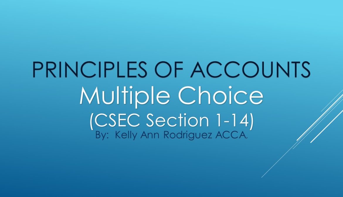 P.O.A Multiple Choice Kit  – EBOOK By KellyAnn Rodriguez ACCA,