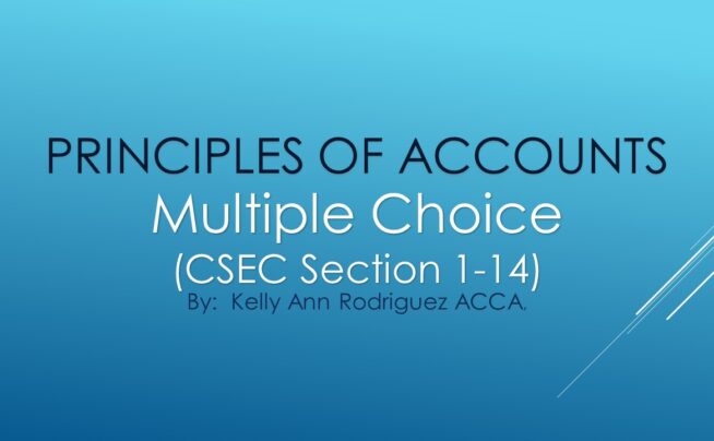 P.O.A Multiple Choice Kit  – EBOOK By KellyAnn Rodriguez ACCA,