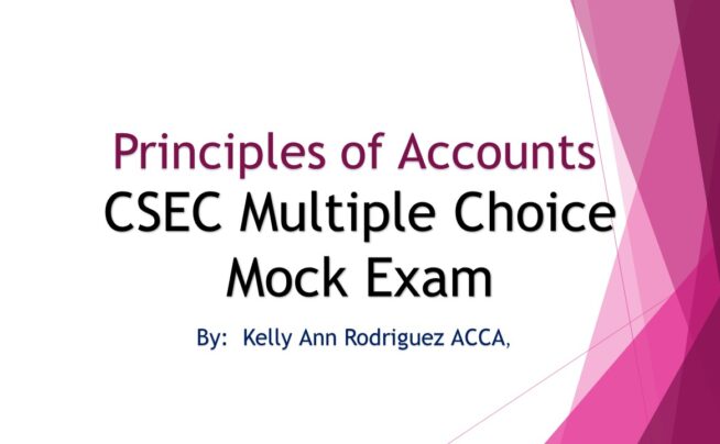POA MULTIPLE CHOICE MOCK EXAM 2025