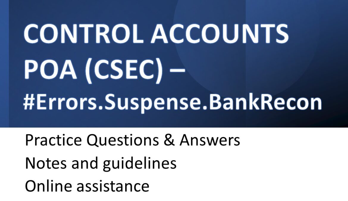 Control Accounts – CSEC Focus POA