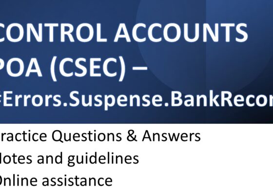 Control Accounts – CSEC Focus POA